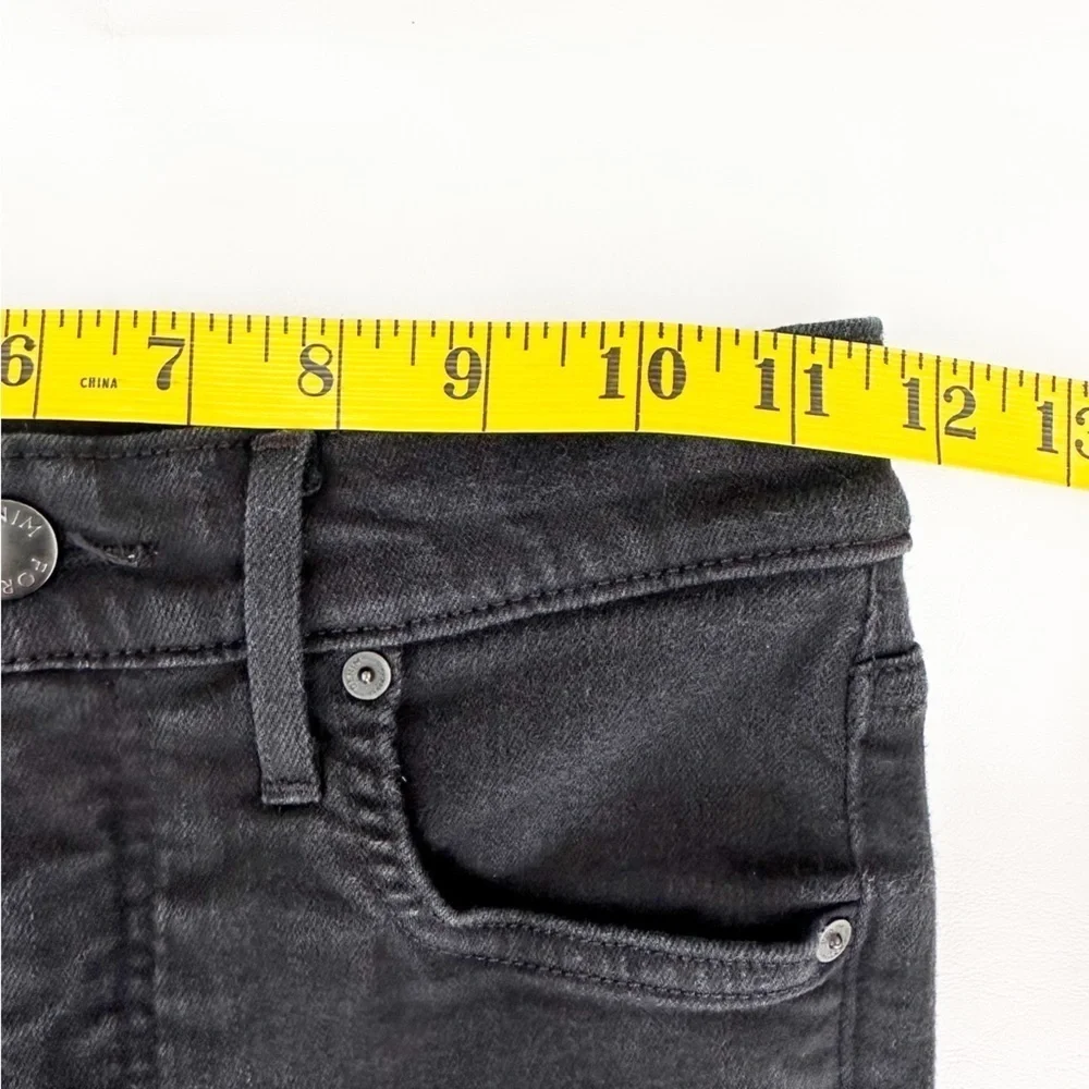 Denim Forum Women's Jeans Lola High Rise Skinny Black size 25